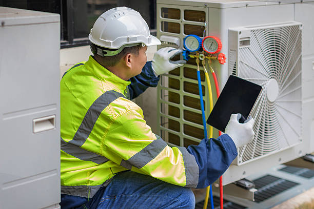 Professional Hvac Installation technician working in Clinton, MA